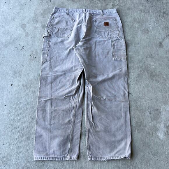 Vintage Y2K stained carhartt work wear carpenter pants - Picture 1 of 11